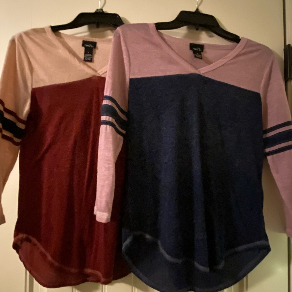 Rue 21, both size medium, Purple and red